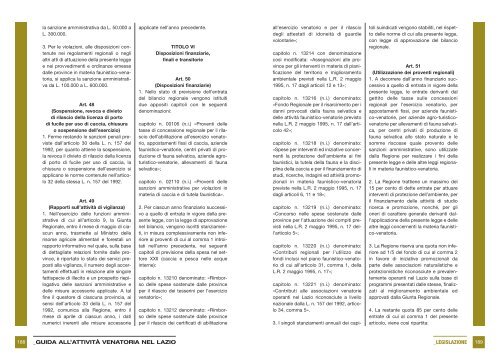 Guida all'attività venatoria nel Lazio - Agricoltura - Regione Lazio