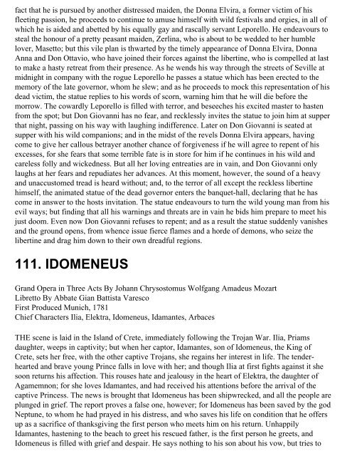Opera Plots I - MDC Faculty Home Pages