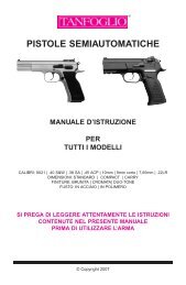 manuale d'istruzione - Tanfoglio