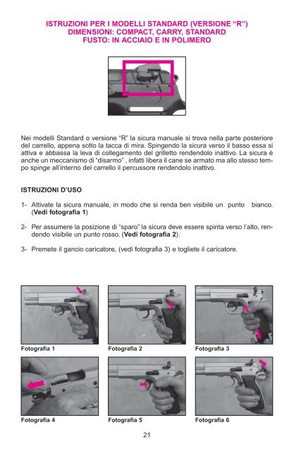 manuale d'istruzione - Tanfoglio