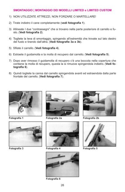 manuale d'istruzione - Tanfoglio