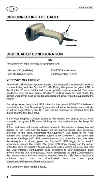 Gryphon™ USB D Series Readers - i-POS.nl BV