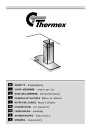 EMHÆTTE - Brugervejledning CAPPA ASPIRANTE ... - Thermex