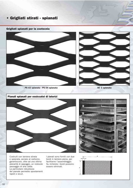 Reti e grigliati in lamiera stirata - Fils SpA
