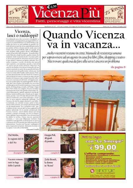 Quando Vicenza va in vacanza... - VicenzaPiù