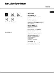 Istruzioni per l'uso