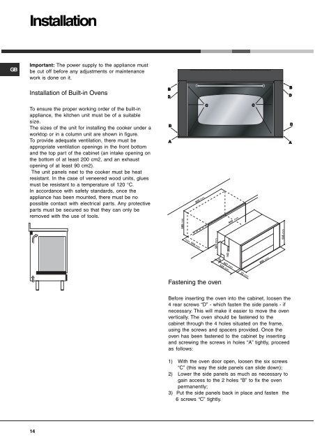 Istruzioni per l'uso - Hotpoint-Ariston