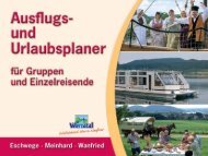 Ausflugs- und Urlaubsplaner (pdf) - Werratal Tourismus