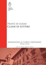 Prove di esame Classe di Lettere - Area Download