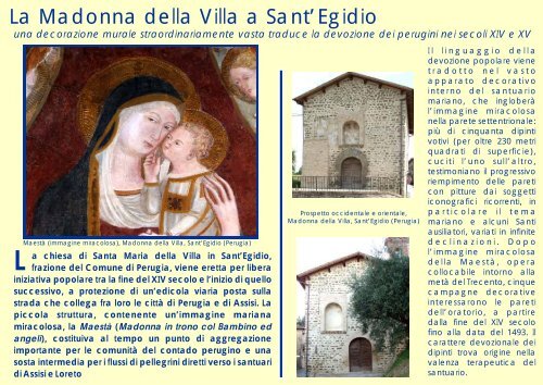 La Madonna della Villa a Sant'Egidio - Comune di Perugia