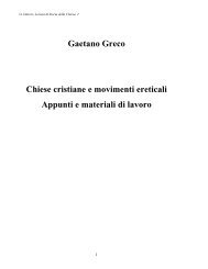 Gaetano Greco - Dipartimento di Storia