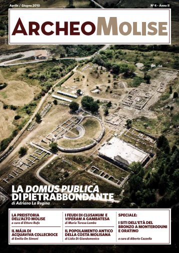 LA DOMUS PUBLICA DI PIETRABBONDANTE