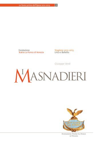 masnadieri (I) - Teatro La Fenice