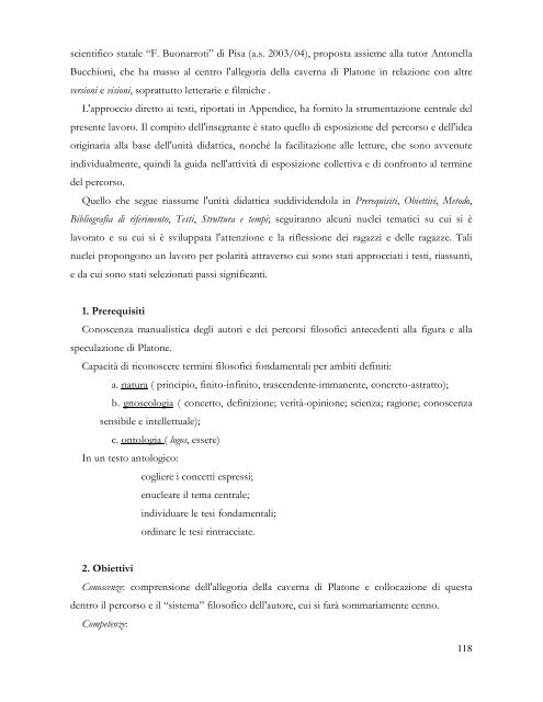 Relazione finale SSIS Filosofia e Storia - DarioDanti.it