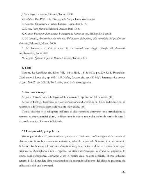 Relazione finale SSIS Filosofia e Storia - DarioDanti.it