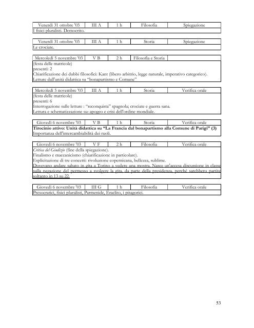 Relazione finale SSIS Filosofia e Storia - DarioDanti.it