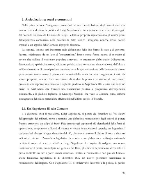 Relazione finale SSIS Filosofia e Storia - DarioDanti.it