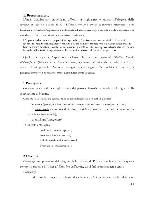 Relazione finale SSIS Filosofia e Storia - DarioDanti.it