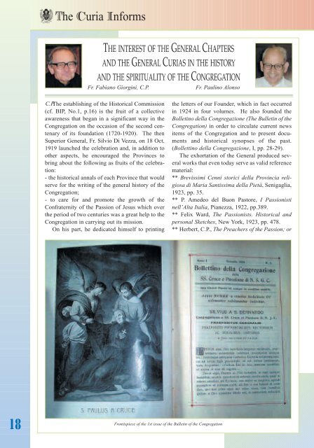 Passionist International Bulletin