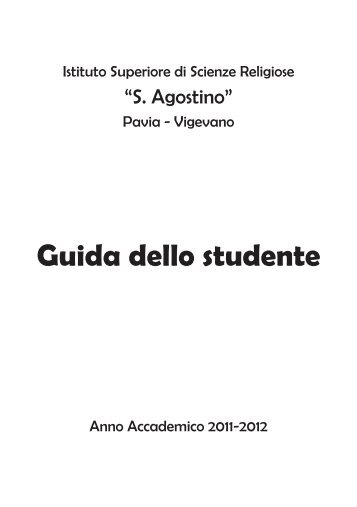 Guida dello Studente 2011-2012.indd - S. Messa per Luigi Villano