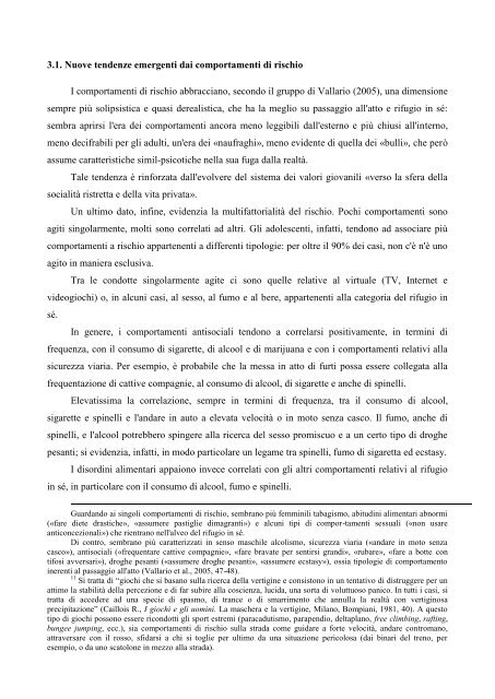 1. LA DEVIANZA GIOVANILE IN ITALIA NEGLI ULTIMI 20 ANNI