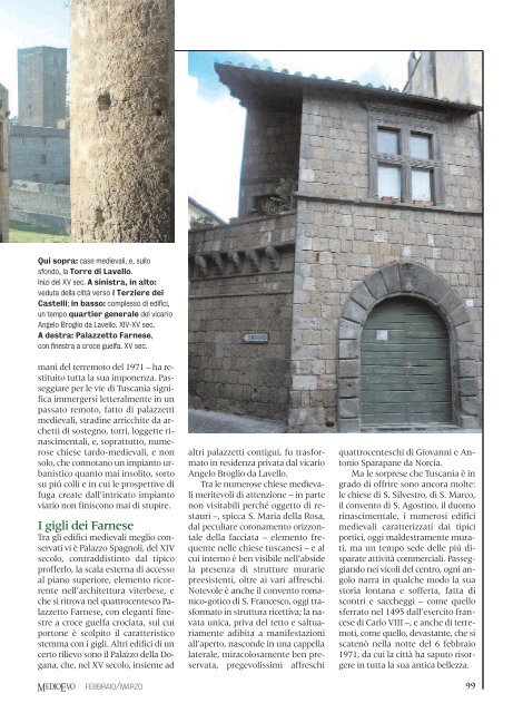I rosoni di Tuscania , "Medioevo"