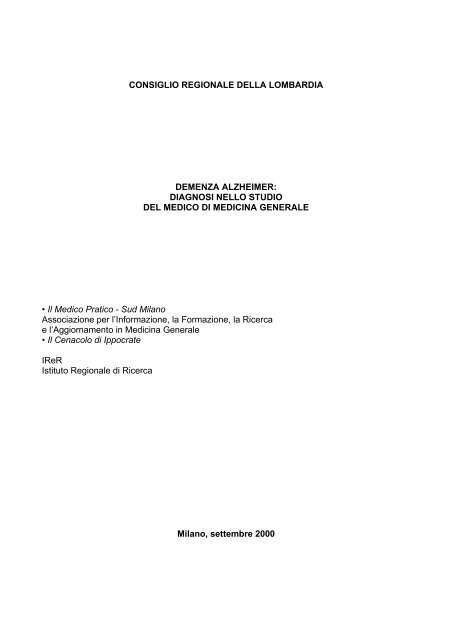 Testo della ricerca in formato .pdf - Il Consiglio - Regione Lombardia