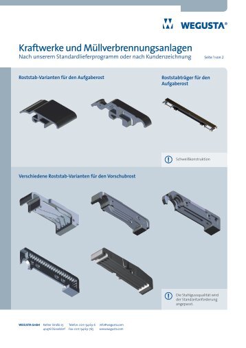 Kraftwerke und Müllverbrennungsanlagen - WEGUSTA GmbH