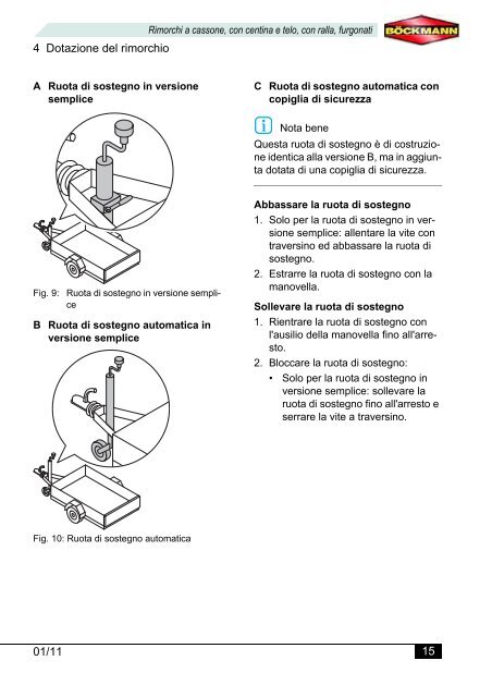 Manuale d'uso - Böckmann Fahrzeugwerke GmbH