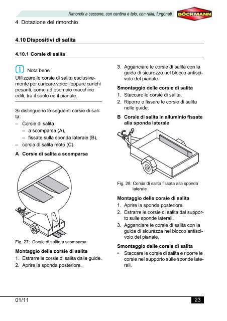 Manuale d'uso - Böckmann Fahrzeugwerke GmbH