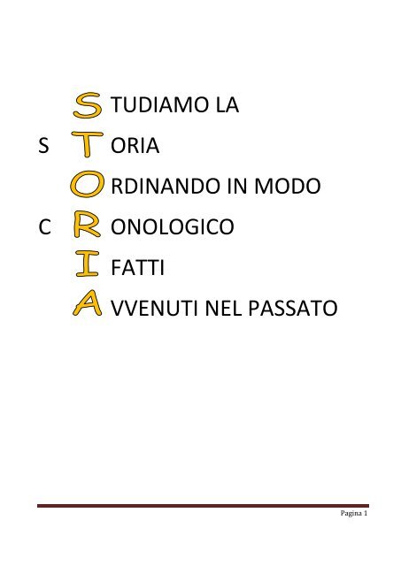 quaderno di storia 3 - Giovanni.mastrorocco.name