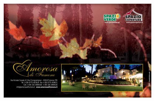 Scarica la Brochure - Villa Amorosa di Fumone