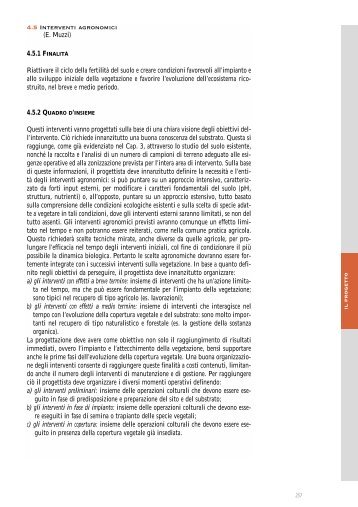 4.5 Interventi agronomici - Ambiente - Regione Emilia-Romagna