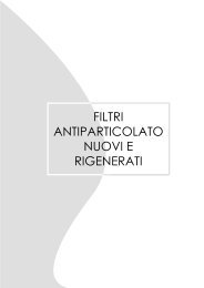 FILTRI ANTIPARTICOLATO NuOvI e RIgeNeRATI - BRAIN