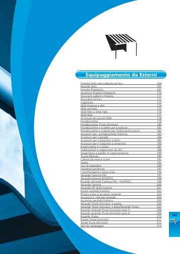 Equipaggiamento da Esterni