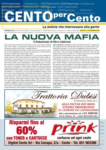 LA NUOVA MAFIA - areacentese.com