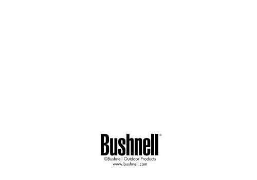 Model: 26-0300 Lit. #: 91-0231/12-05 iNstructioN ... - Bushnell