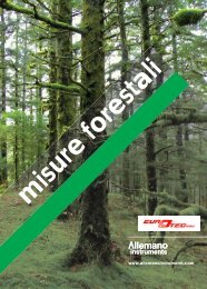 catalogo misure forestali - EUROTEC PARMA