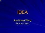 Jun-Cheng Weng 29 April 2004