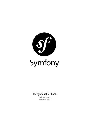 The Symfony CMF Book