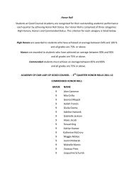 2011-2012 THIRD QTR HONOR ROLLS.pdf - Academy of Our Lady ...