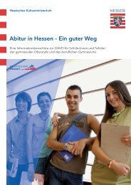 Abitur in Hessen - Ein guter Weg - Oswald-von-Nell-Breuning-Schule