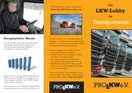 ProLKW e.V. Flyer für Unternehmer - Weigand Transporte und ...