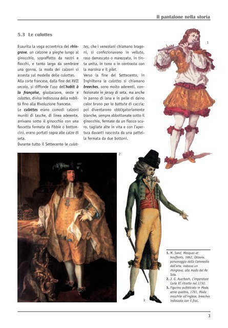 Il pantalone nella storia - Clitt