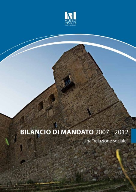 BILANCIO DI MANDATO 2007 - 2012 - Museo Civico Castelbuono
