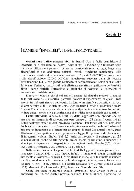 SINTESI 9 Rapporto Nazionale sulla Condizione ... - Telefono Azzurro