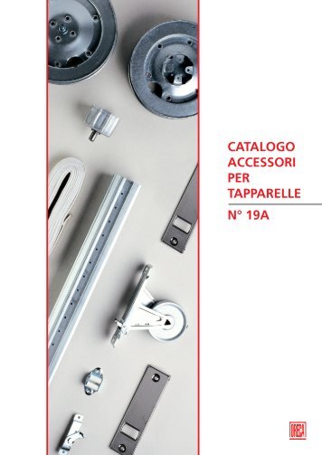 catalogo accessori per tapparelle n° 19a - ORECA NEW Spa