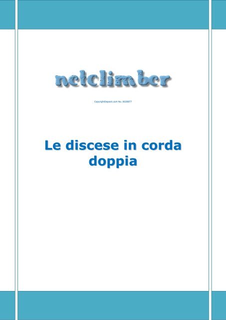 Le discese in corda doppia - Netclimber