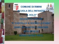 Presentazione progetto atelier - Comune di Rimini