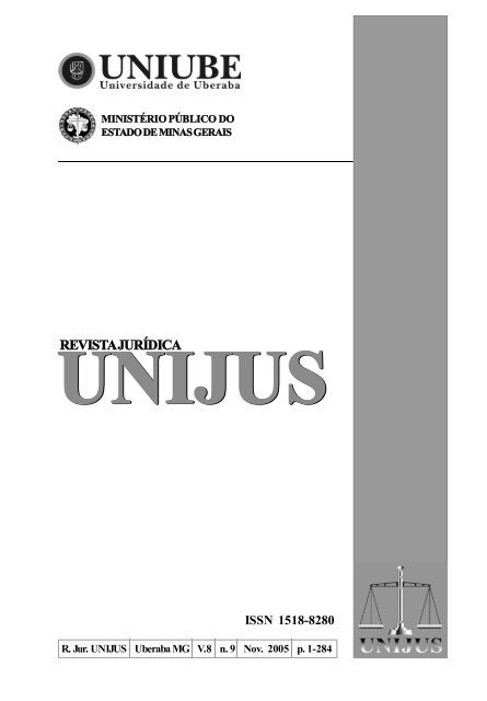 REVISTA JURÍDICA - Uniube